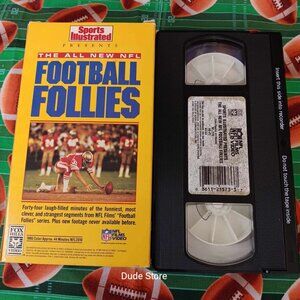 Sports Illustrated - The All New NFL Football Follies - 1986 VHS - 44 Minutes